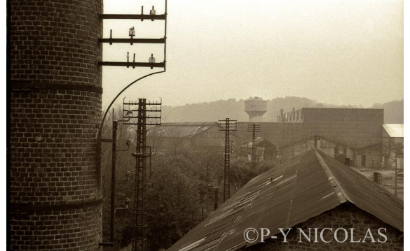 paysages industriels à l'abandon    les forges d'hennebont 1978  portraits et paysages